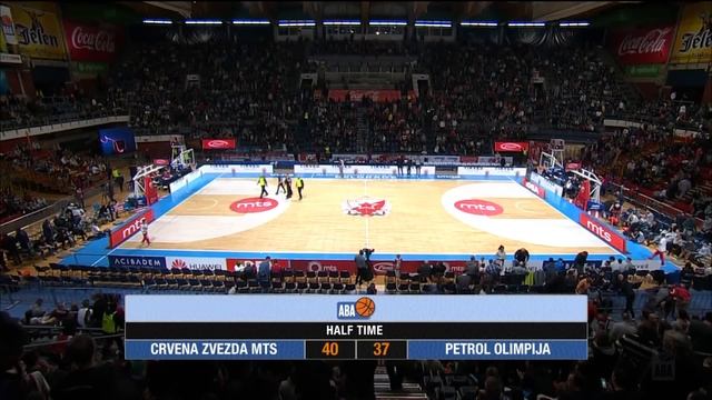 ABA Liga 2017/18 highlights, Round 14: Crvena zvezda mts - Petrol Olimpija (2.1.2018) смотреть онлайн