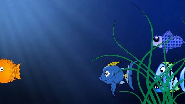 Fishs Cartoon effect || No Copyright Video смотреть онлайн