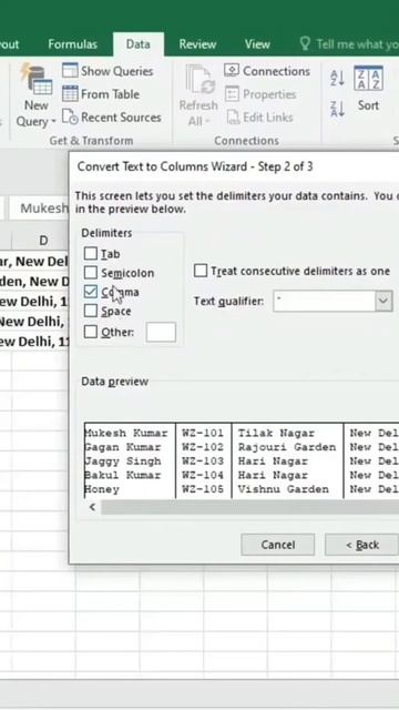 Trick 111 : How to Separate text into multiple Columns // Data Validation // Excel tricks 👏👏 смотреть онлайн