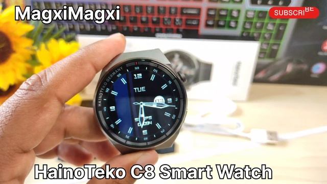 Model: HainoTeko C8 | Free 3 Straps | Smart Watch | Date &Time 12/24 Hours Setting | Unboxing Revie смотреть онлайн