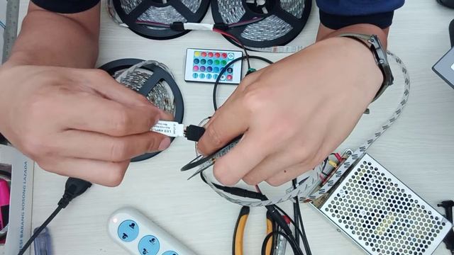 cara pasang led strip 5050 20 meter langsung menggunakan смотреть онлайн