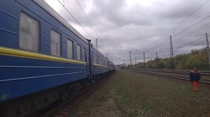 ЧС7-111 с поездом №251 Одесса-Харьков-Пасс