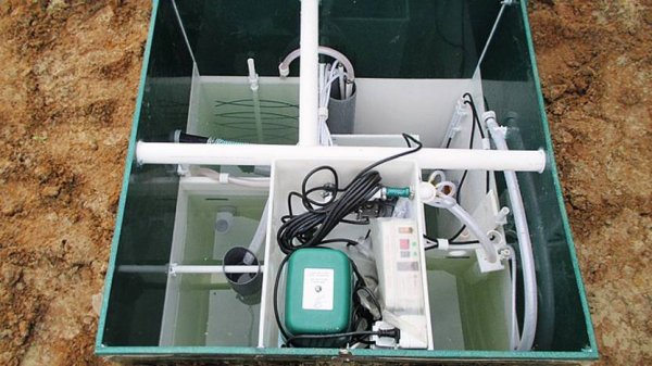 Септик при -24 градусов