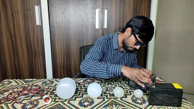12W की battery से जलाया 50 Watt ka Bulb 100% working experiment смотреть онлайн