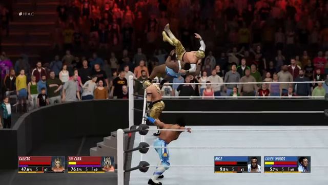 WWE 2K16- (2 VS 2 Elimination Tornado Tag) Lucha Dragons VS The New Day (PS4) смотреть онлайн