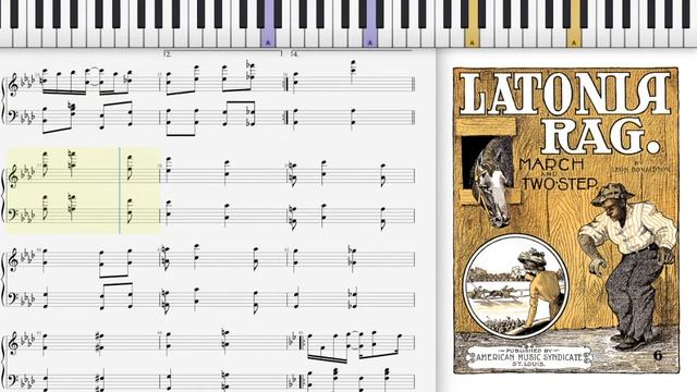 Latonia Rag By Leon Donaldson (Dorian Henry, Piano Rendition)