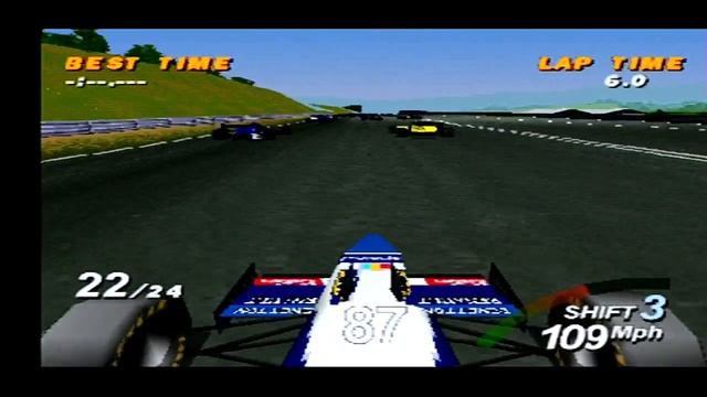 Formula One - Sony Playstation PS1 - 1996 смотреть онлайн