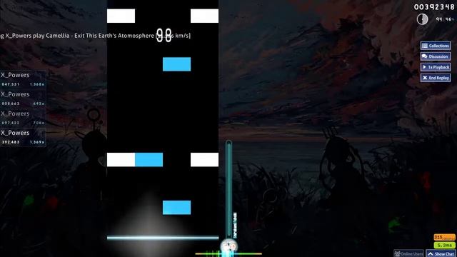osu!mania 4K | Camellia - Exit This Earth's Atmosphere [11.186 km/s] | S 95.11% | 能量 смотреть онлайн