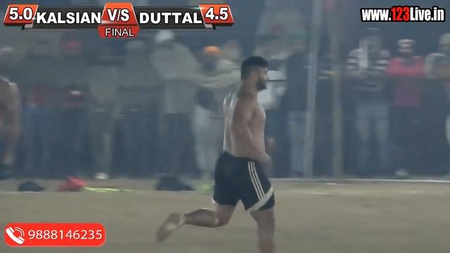 Best Final Match Kalsian Vs Duttal Mandian Kabaddi Cup 21-12-18/www.123Live.in смотреть онлайн