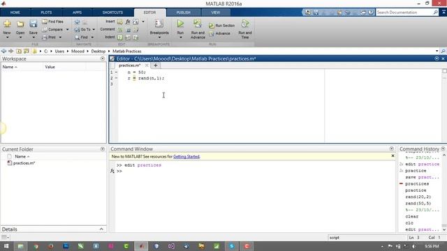 How to Create Script M-File In Matlab - Programming in Matlab In Urdu / Hindi Tutorial 12 смотреть онлайн