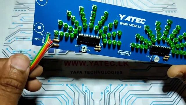 Lm3915 led Stereo Vu meter From YATEC смотреть онлайн
