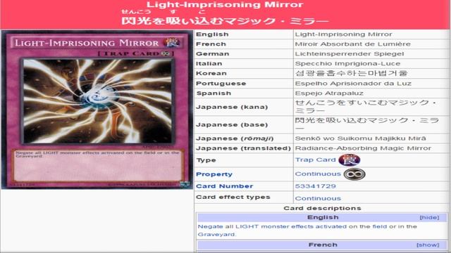 Shut Down Light Decks Yugioh Light-Imprisiong Mirror Tech Tuesday смотреть онлайн