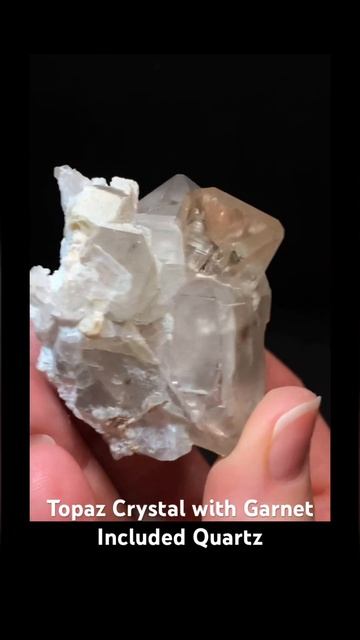 Topaz with Garnet Included Quartz & Minor Mica смотреть онлайн