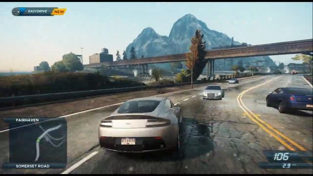Aston Martin V12 Vintage Top Speed Need For Speed Most wanted смотреть онлайн