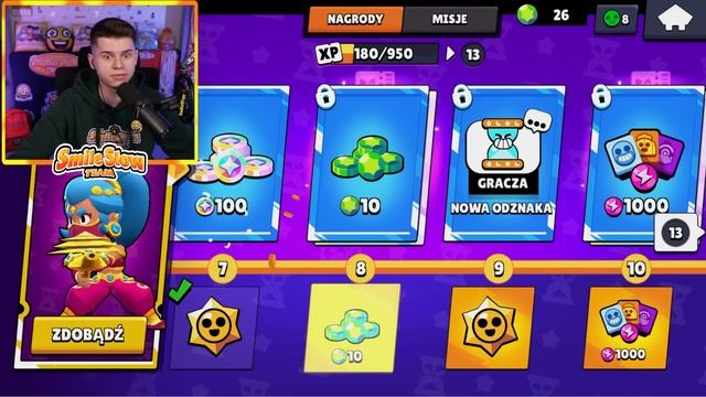 SMILESLOW, SEBEK, ALEK i LIWIA GRAJĄ w BRAWL STARS! смотреть онлайн