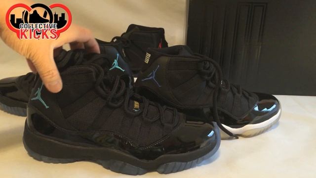 Air Jordan Gamma 11 Unboxing And Space Jam Comparison Love That Black Midsole! смотреть онлайн