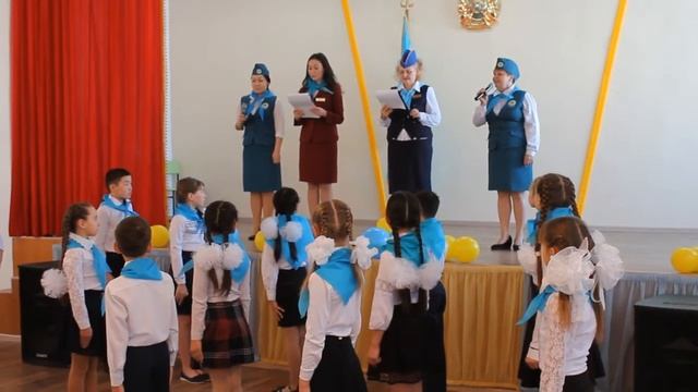 Торжественный приём в ряды ЕДЮО "Жас Ұлан" и "Жас Қыран" (13.12.2017) смотреть онлайн