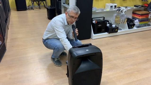Обзор портативной акустической системы Leem PR-12HR смотреть онлайн