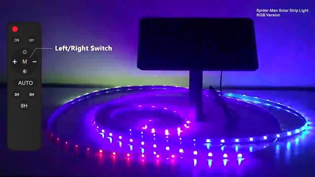 MJ-SMC RGB Solar Strip Light смотреть онлайн