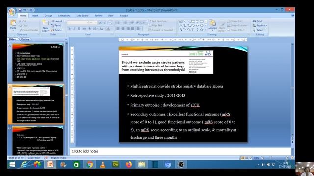 studio-2 IV THROMBOLYSIS IN AIS: DIFFICULT SITUATIONS ; Dr.Padma Srivastava, Chief, Neurosciences смотреть онлайн