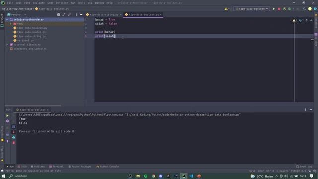 6 - Tipe Data Boolean смотреть онлайн