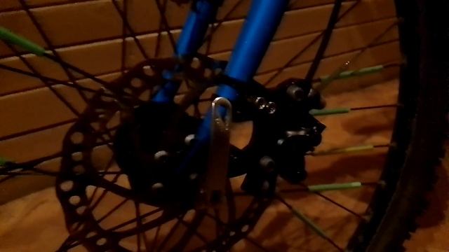 установил гидравлические тормоза на велосипед