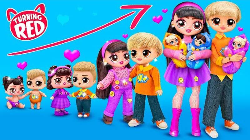 Эбби и Тэй растут! 31 идея для ЛОЛ смотреть онлайн