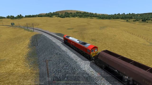 DB Schenker Claas 59 Beast Auf Der Feather River Canyon Route Train Simulator 2016