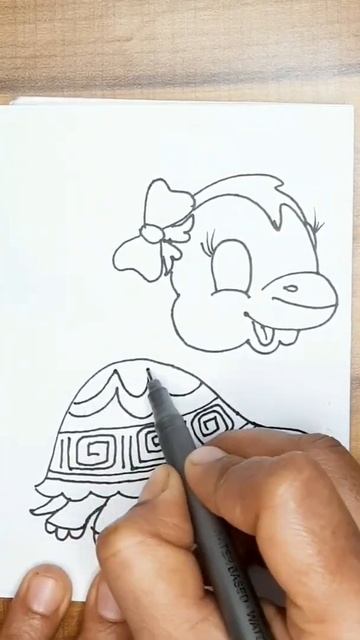 How to draw Tortoise easily? #Beautiful Tortoise drawing #shorts #yourube shorts #viral #trending смотреть онлайн