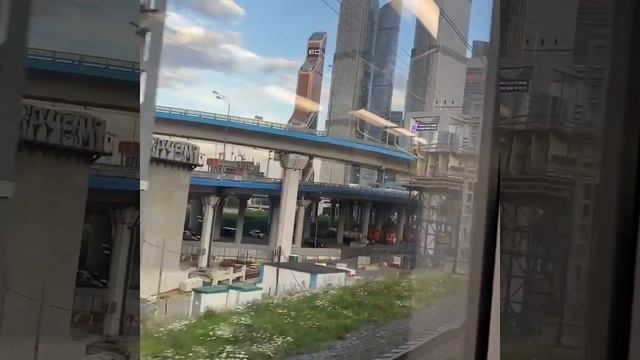 Поездка на МЦК в Москве.2/Trip to the MCC in Moscow.2 смотреть онлайн