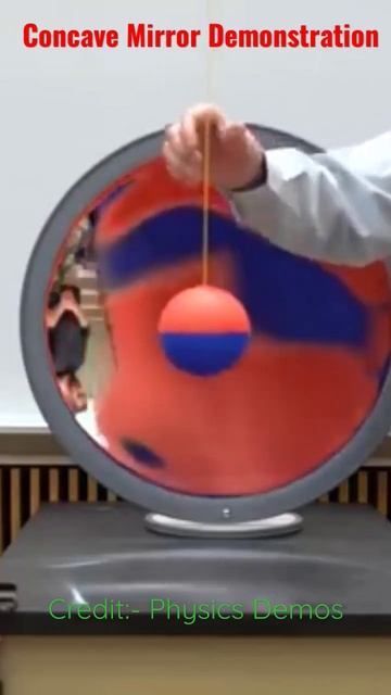 Demonstration of image formed by Concave Mirror #physics #concave_mirror #science #shorts #reels смотреть онлайн
