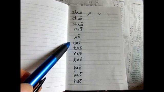 中国語発音29日目　i,ia,ie,iao,iou,ian,in,ing,ing,iong,u,ua,uo,uai,uei,uan,uen,uang,ueng,,,+単文　ピンイン（自己紹介文） смотреть онлайн