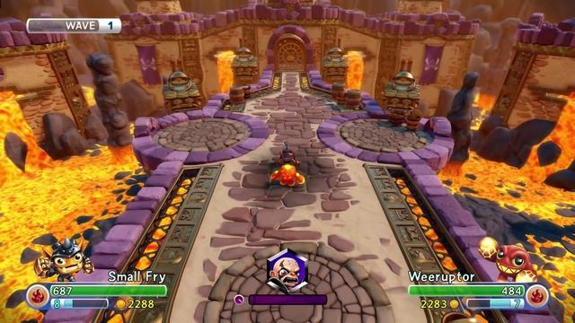 Skylanders Trap Team : Wave 3 - Skylanders Minis Small Fry And Weeruptor Upgrade Paths And Gameplay