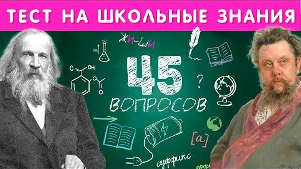 ТЕСТ НА ШКОЛЬНЫЕ ЗНАНИЯ / EMOJI COOL 😎