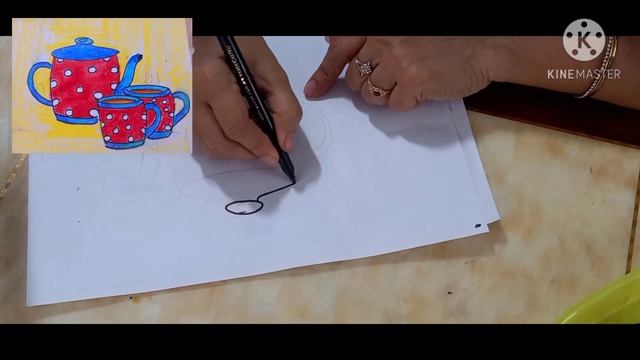 OIL PASTEL PAINTING/HOW TO BLEND OIL PASTELS/STEP BY STEP смотреть онлайн