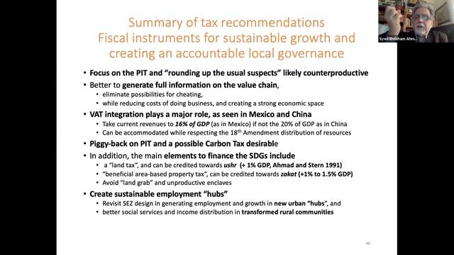 Fiscal Policy for Sustainable Growth Accountable Governance l Shaukat Tarin l PIDE Webinar смотреть онлайн