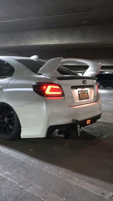 The Turbo Whistle On The Tomei !! On My 2020 Subaru Wrx #shorts #subaruwrx #carmeet