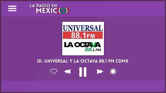 ID. Universal y La Octava 88.1 FM CDMX смотреть онлайн
