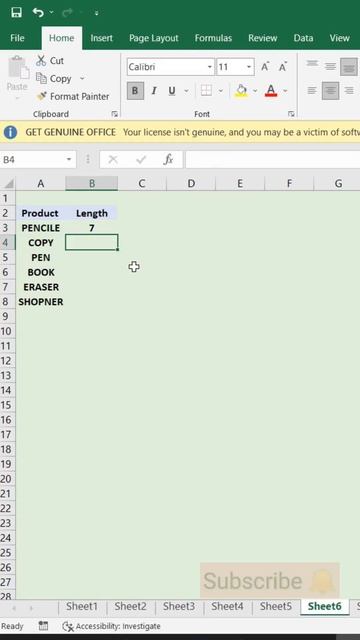 #shorts||LEN FORMULA IN EXCEL #excel #exceltutorial #learnmore смотреть онлайн