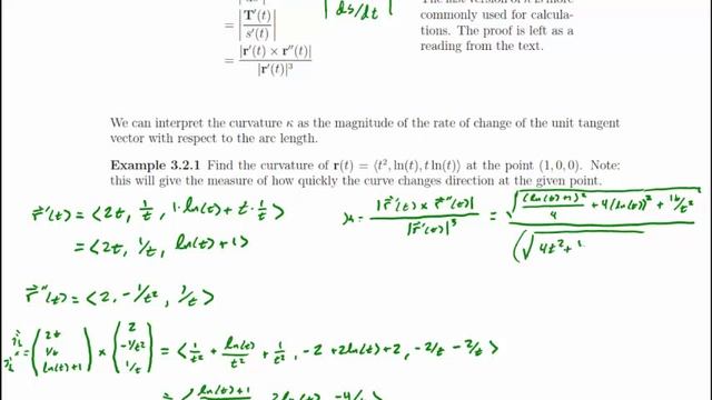 MTH 254 Lesson03 - Arc Length And Curvature