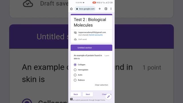 Biological Molecules | Test #02 Discussion смотреть онлайн