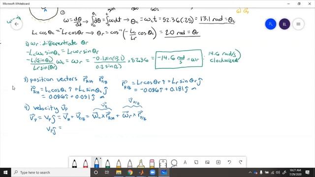 Rigid Body Kinematics - Engine Crank Piston Example смотреть онлайн