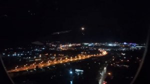 Ночная посадка в плохую погоду в Сочи на самолете Boeing 777-300ER