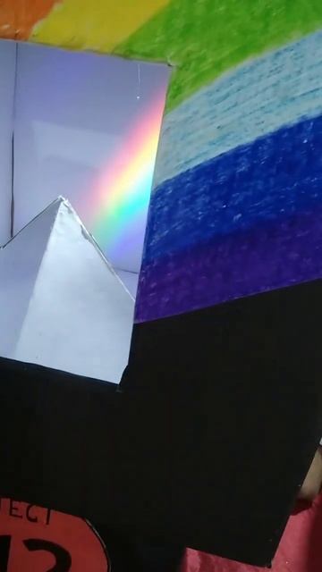 Dispersion of Light | school project #shorts #highlights #viralvideo #schoolproject #tabassummiss смотреть онлайн