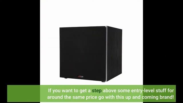 User Review: Elac SUB1010 120 Watt 10" Powered Subwoofer, Black, SUB1010-BK смотреть онлайн