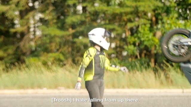 Mic'd Up - Behind the scenes tandem stunt riding смотреть онлайн