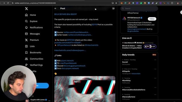 PRYZM Airdrop Allocation - DO THIS NOW смотреть онлайн