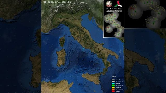 Italy Radar Timelapse (9/18 - 9/25) смотреть онлайн