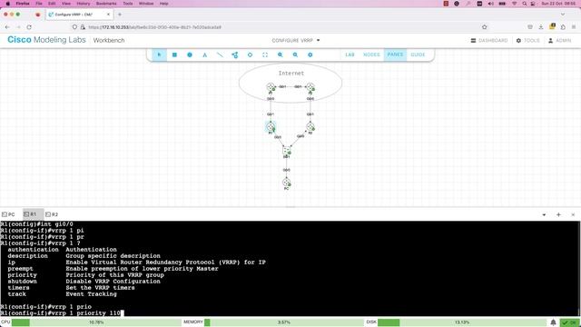 How to configure VRRP on your Cisco router or switch смотреть онлайн