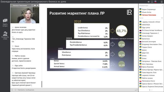 О возможности создавать доход, развивая бизнес с немецким брендом LR. Наталья Николаева смотреть онлайн